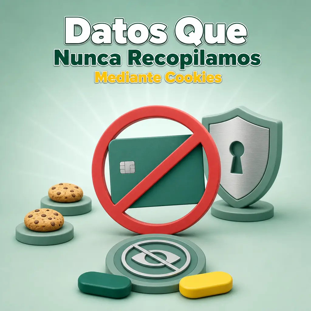 Datos que Bet365 nunca recopila mediante cookies: números de tarjeta, contraseñas, CVV ni información bancaria del usuario