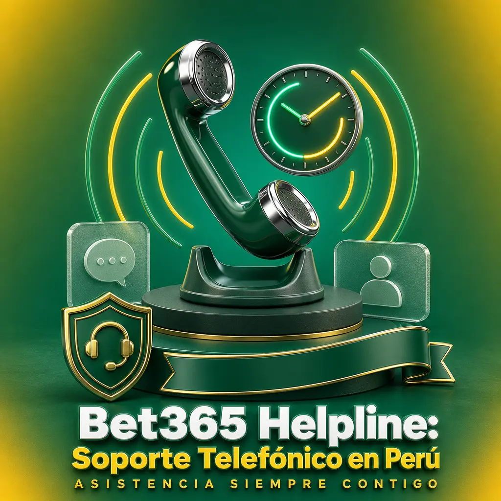 Línea telefónica de Bet365 para soporte en Perú: verificación de cuenta, retiros pendientes y autoexclusión, disponible las 24 horas.