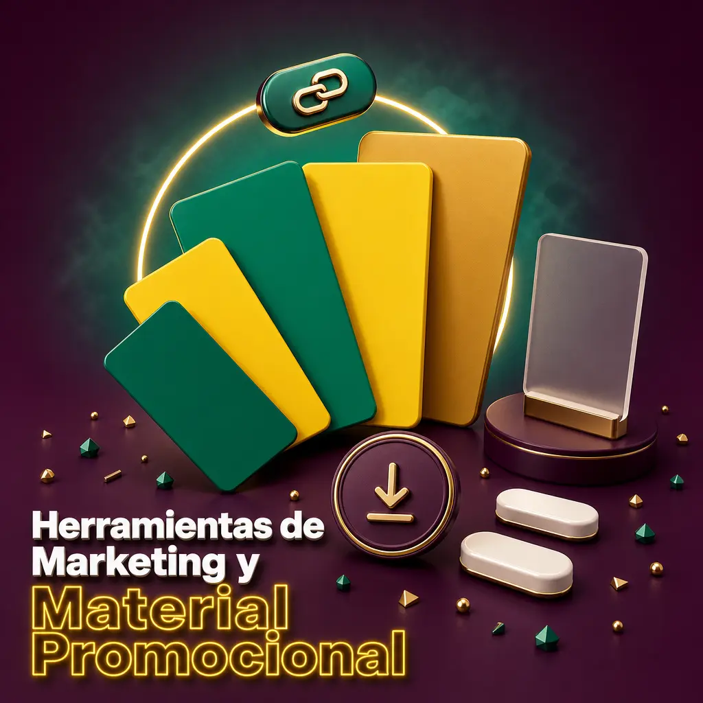 Catálogo de herramientas de marketing y material promocional de Bet365: banners, enlaces rastreables y páginas de aterrizaje