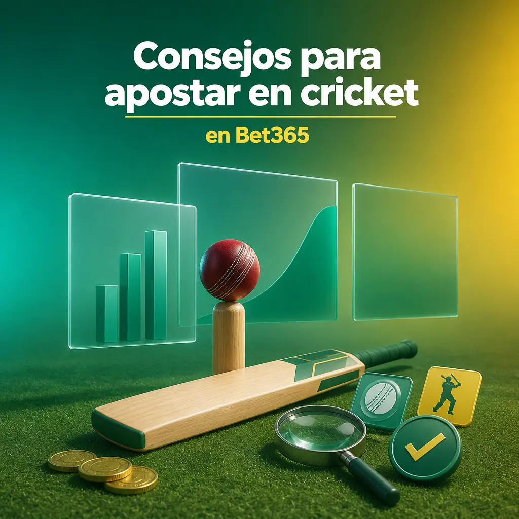 Consejos para apostar en cricket en Bet365: estadísticas, condiciones de cancha y gestión de saldo en apuestas en vivo