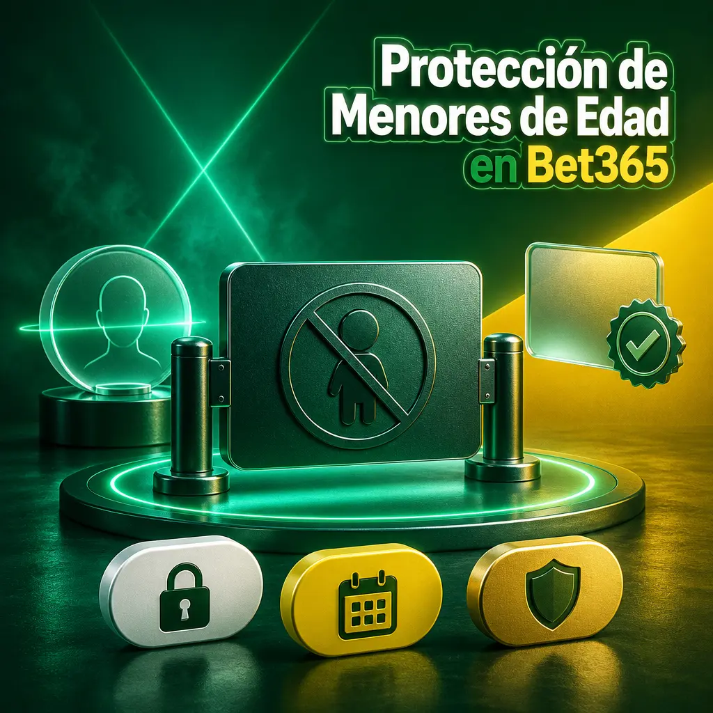 Protección de menores de edad en Bet365: verificación de DNI y control parental para prevenir el acceso de menores a las apuestas.