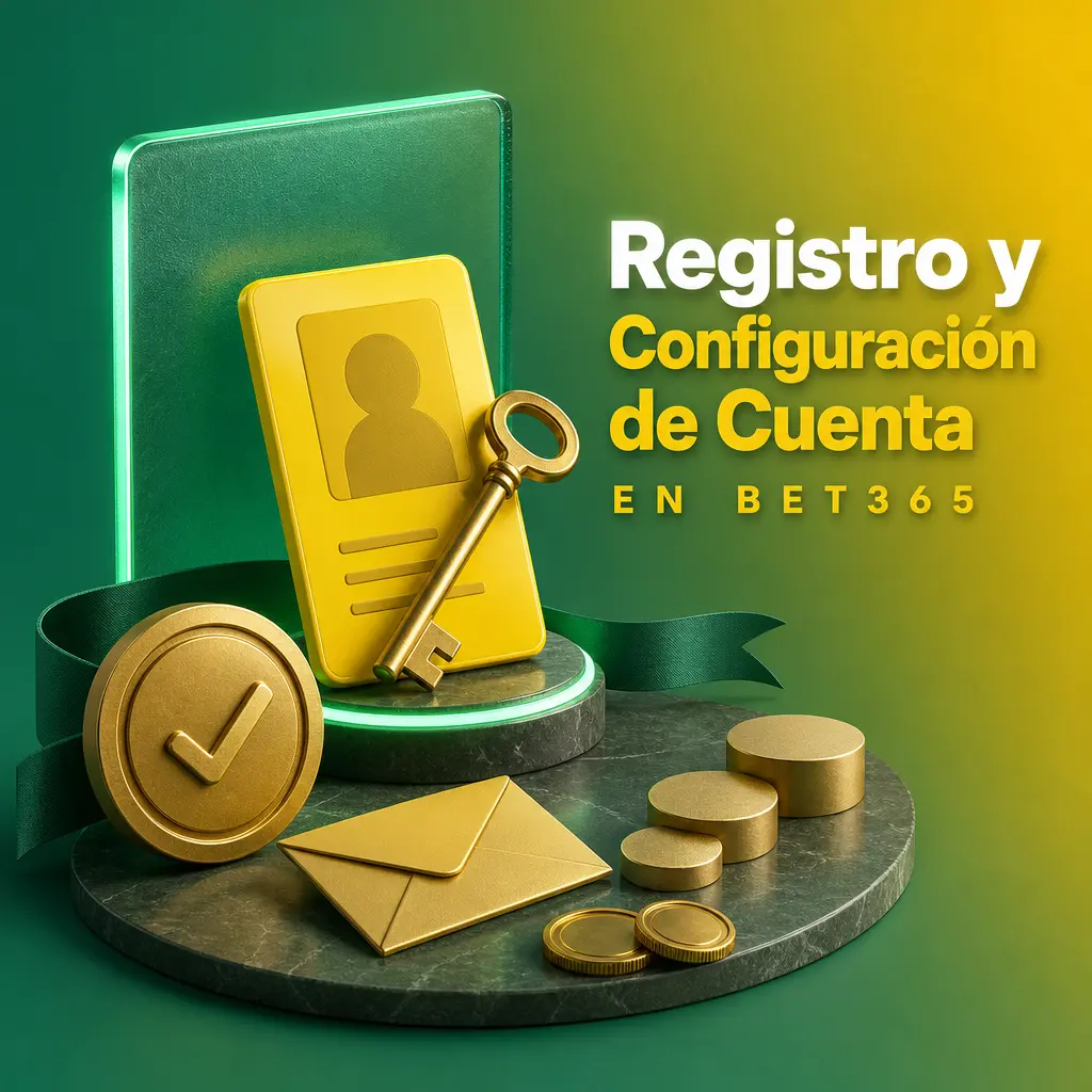 Registro y verificación de cuenta en Bet365 con DNI, comprobante de domicilio y configuración de límites de depósito.