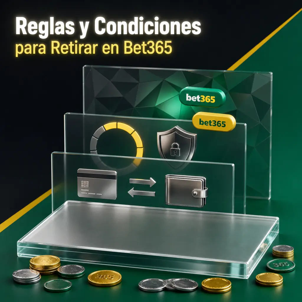Reglas y condiciones para retirar dinero en Bet365: método de depósito, requisito de apuesta y verificación antifraude