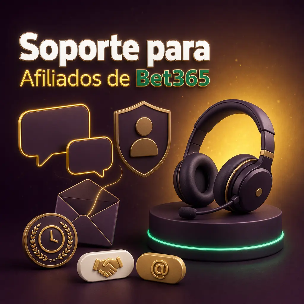 Gestor de cuenta de Bet365 brindando soporte a afiliado sobre comisiones, reportes y estrategias de promoción